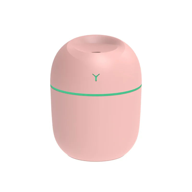 Difusor & Humidificador Ultrasónico Mini con Luz LED